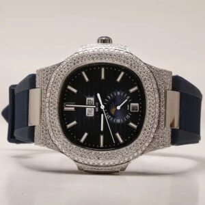 Rubber Belt diamond Watch